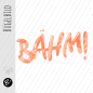 Preview: Bügelbild - " BÄHM! - Strokes Koralle "